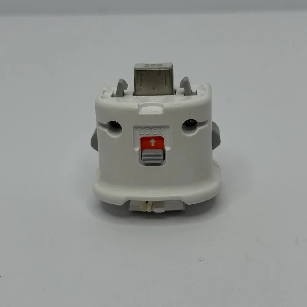 Nintendo Wii MotionPlus Adapter RVL-026 OEM Official White Lot of 2 Tested Works